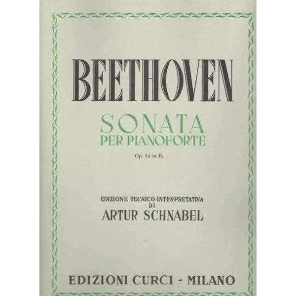 BEETHOVEN - Sonata op. 54 in Fa