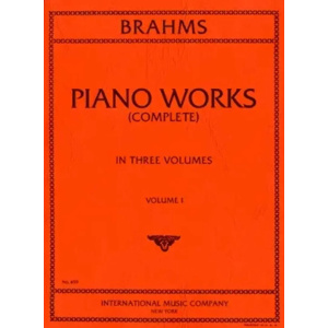 BRAHMS - Complete Piano Works Volume 1 Vol. 1