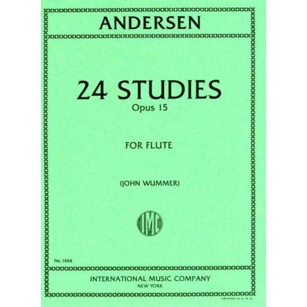 ANDERSEN - 24 Studies op. 15