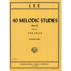 LEE - 40 Melodic Studies op.31 book II