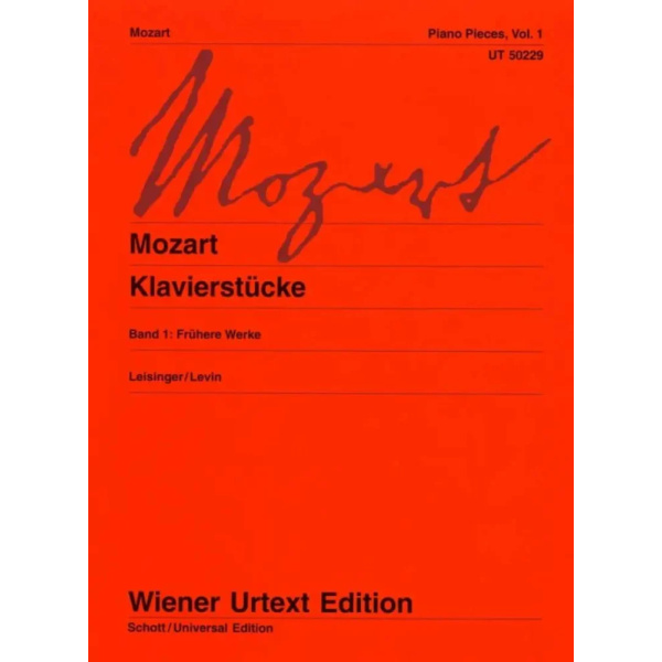 MOZART - Piano Pieces - Volume 1