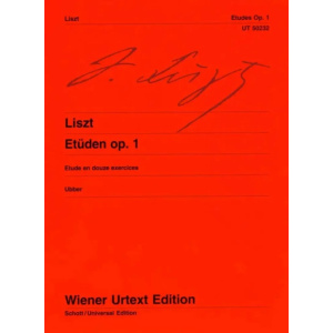 LISZT - 12 Studies Study And 12 Exercises Op. 1
