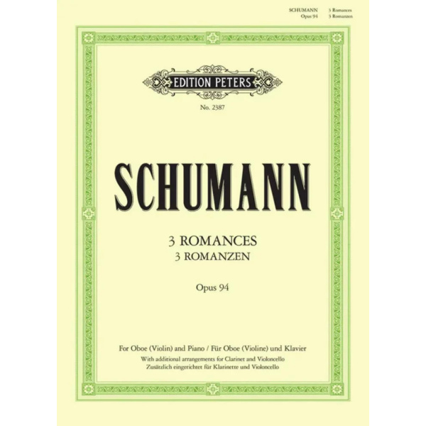 SCHUMANN - 3 Romances op.94