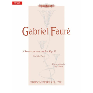 FAURE - 3 Romances Sans Paroles op.17