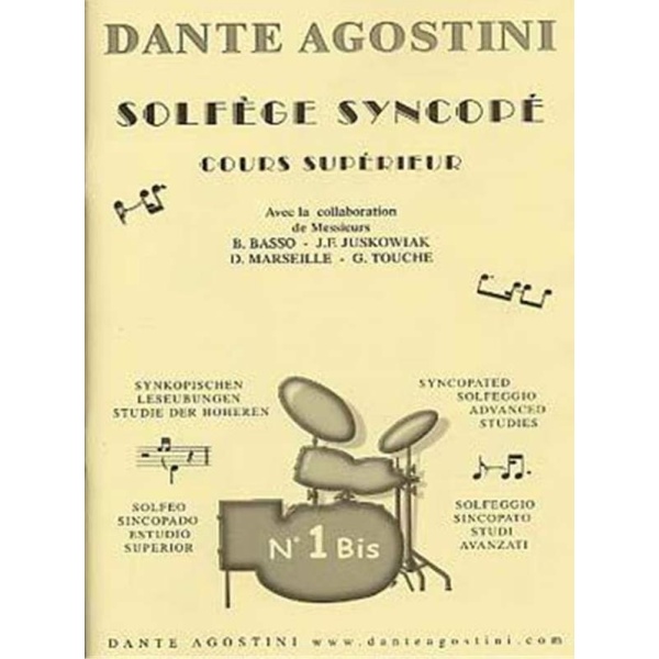 DANTE AGOSTINI - SOLFEGE SYNCOPE - VOLUME 1 BIS
