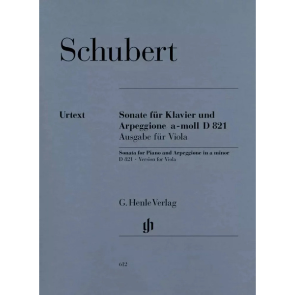 SCHUBERT - Arpeggione Sonata A Minor D 821