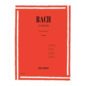 BACH - 21 Pezzi per clarinetto (Giampieri)