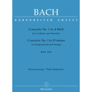 BACH - CONCERTO FOR HARPSICHORD AND STRINGS NO. 1 IN D MINOR BWV 1052