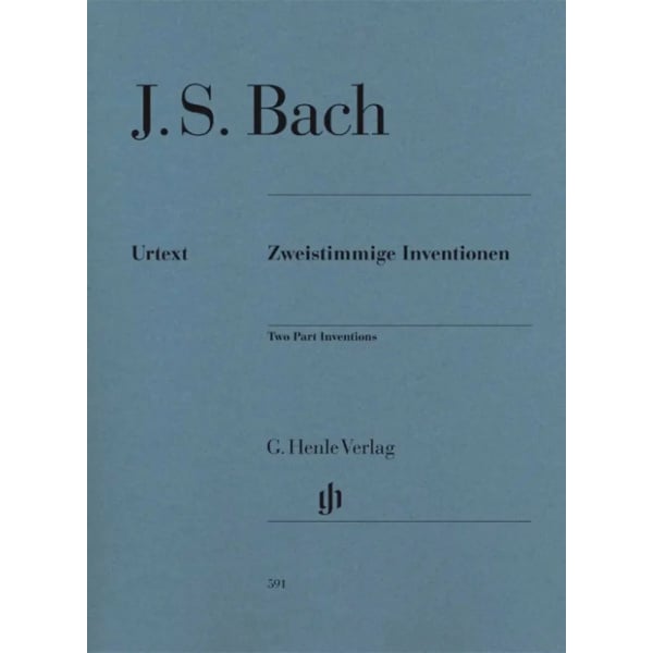 BACH - INVENZIONI A DUE VOCI - ZWEISTIMMIGE INVENTIONEN (Con diteggiatura)