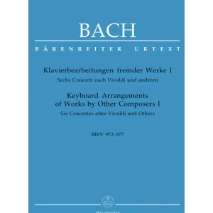 BACH - KEYBOARD ARRANGEMENTS OF WORK BY OTHER COMPOSERS 1 - BWV 972 - 977