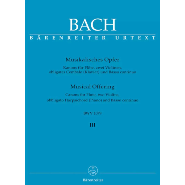 BACH - MUSICAL OFFERING III - Canons