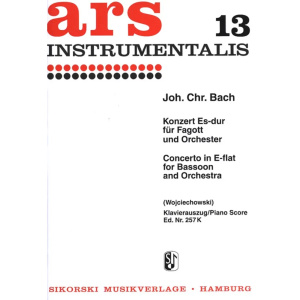 BACH Johann Christian - Konzert für Fagott und Orchester Es-Dur