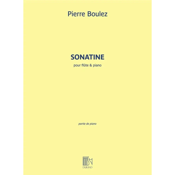 BOULEZ - Sonatine pour Flute et Piano