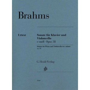 BRAHMS - Sonata for Piano and Violioncello in E minor Op.38
