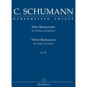 C. SCHUMANN - THREE ROMANCES FOR VIOLIN AND PIANO OP. 22