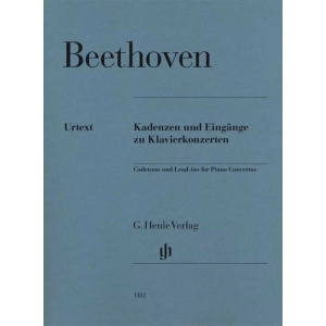 BEETHOVEN - CADENZAS AND LEAD-INS FOR PIANO CONCERTOS