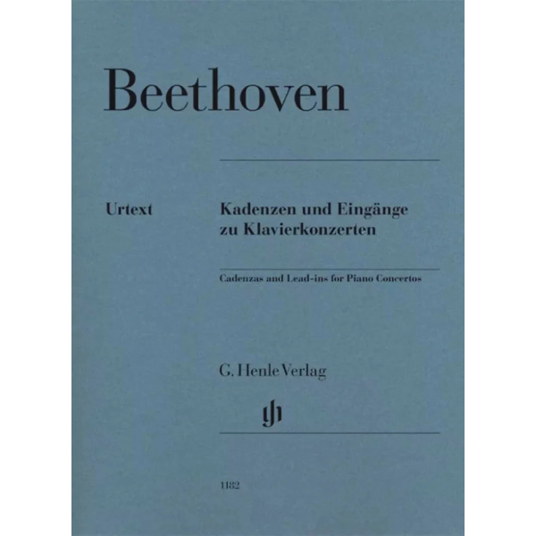 BEETHOVEN - CADENZAS AND LEAD-INS FOR PIANO CONCERTOS