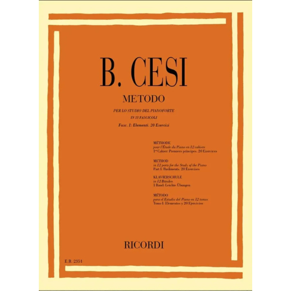 CESI - METODO - FASCICOLO I
