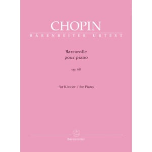 CHOPIN - BARCAROLLE FOR PIANO Op. 60