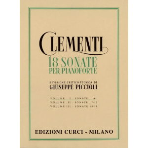CLEMENTI - 18 SONATE PER PIANOFORTE vol. 1