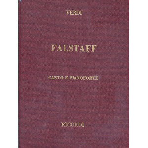 VERDI - FALSTAFF  - RICORDI (Copertina Rigida)