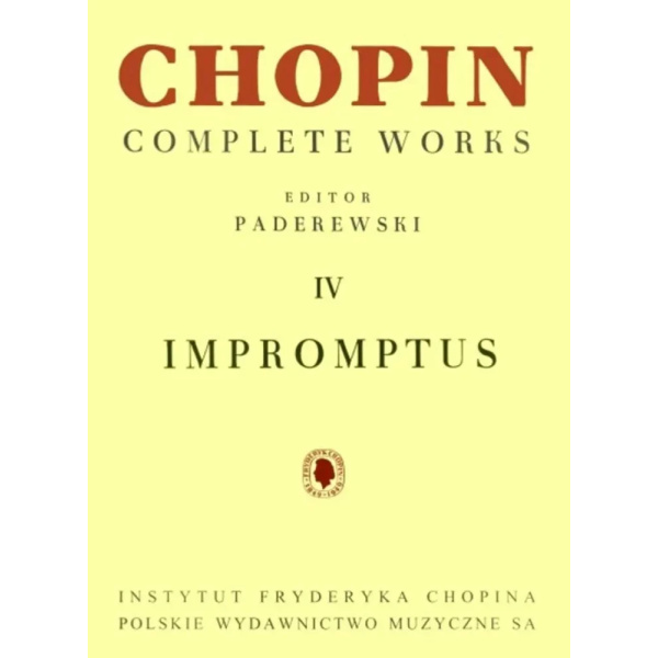 CHOPIN - Complete Works IV: Impromptus (Paderewski)