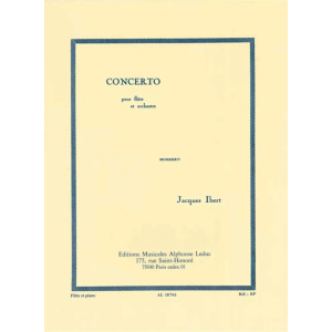 IBERT - Concerto pour flute et orchestre (Flauto e Piano)