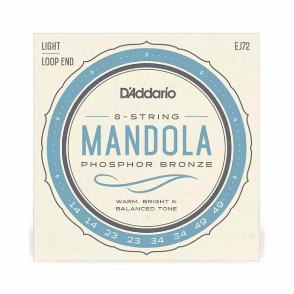 D’ADDARIO EJ72 MANDOLA 14-49 PHOSPHOR BRONZE