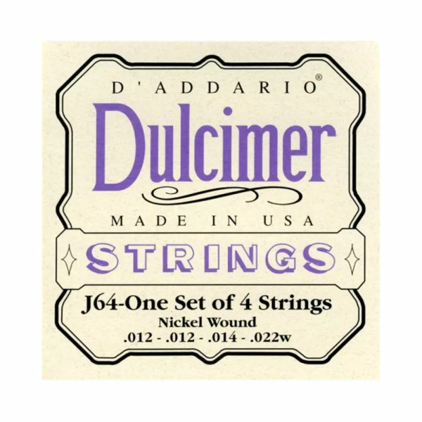 D’ADDARIO J64 DULCIMER 4 CORDE