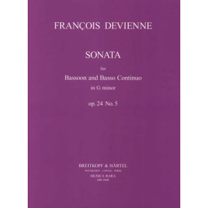 DEVIENNE - Sonata in G minor op 24 Nr 5