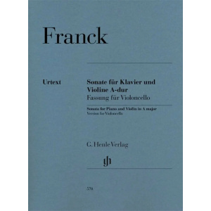 FRANCK - Sonata for Piano and Violin in A Major - Version for Violoncello