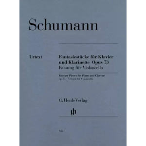 SCHUMANN - FANTASY PIECES OP. 73 for Piano and Clarinet (Version for Violoncello)