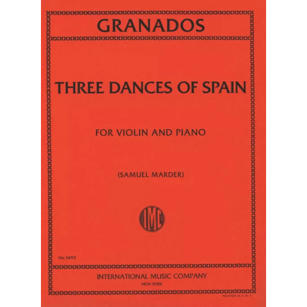 GRANADOS - THREE DANCES OF SPAIN