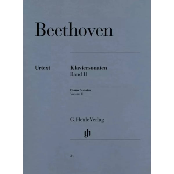 BEETHOVEN - PIANO SONATAS VOLUME II - HENLE