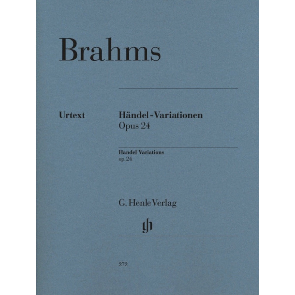 BRAHMS - HANDEL VARIATIONS OP. 24 (URTEXT)