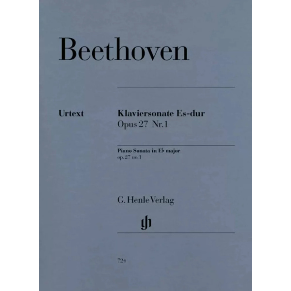 BEETHOVEN - SONATA PER PIANOFORTE OP. 27 n.1 - Henle