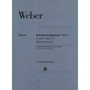 WEBER - Clarinet Concerto N.1 in F Minor Op.73 - Piano Reduction