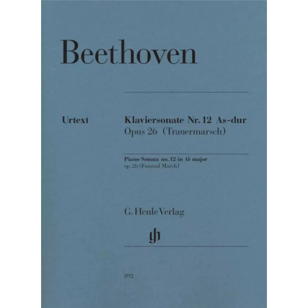 BEETHOVEN - PIANO SONATA N. 12 Ab MAJOR OPUS 26