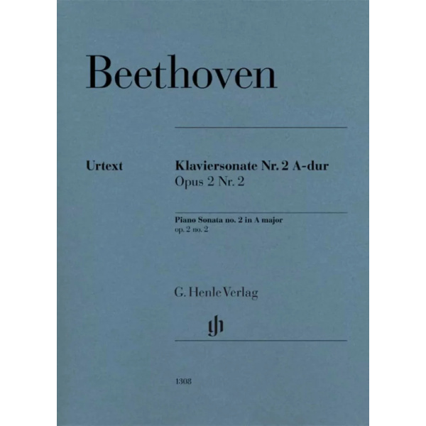 BEETHOVEN - PIANO SONATA N. 2 A MAJOR OPUS 2 No. 2