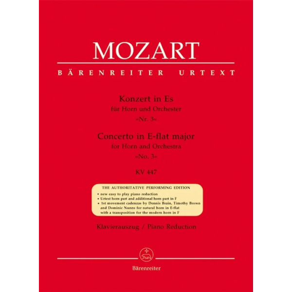 MOZART - Concerto Corno e Orchestra in Eb Major Numero 3