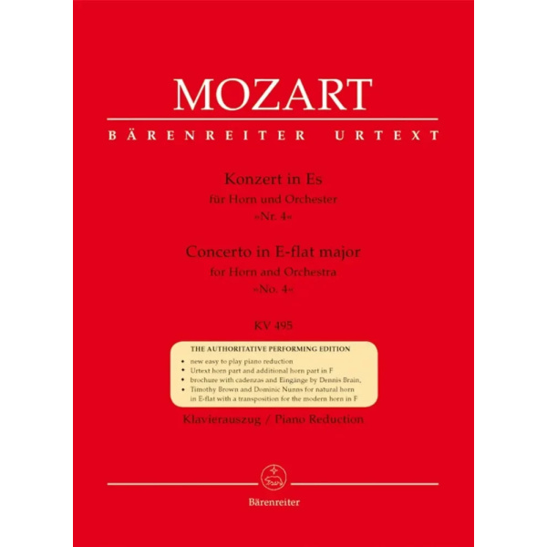 MOZART - Concerto Corno e Orchestra in Eb Major Numero 4