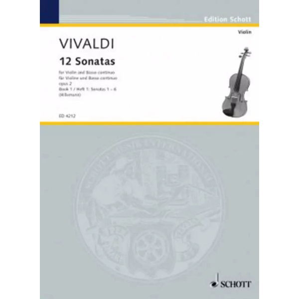 VIVALDI - 12 SONATAS OP. 2 - VOL. 1