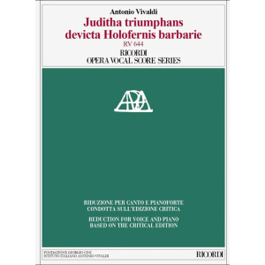 VIVALDI - Juditha Triumphans Devicta Holofernis Barbarie