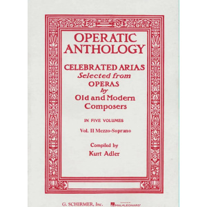 KURT ADLER - OPERATIC ANTHOLOGY - CELEBRATED ARIAS - VOLUME 2 - MEZZO SOPRANO / ALTO