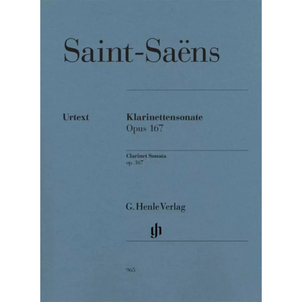 SAINT-SAËNS - Clarinet  Sonata Op. 167