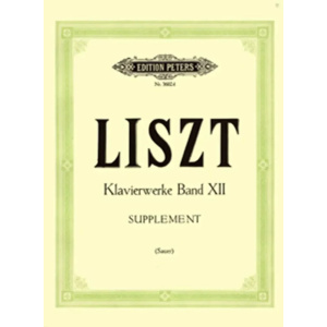 LISZT - Klavierwerke 12 - Supplement