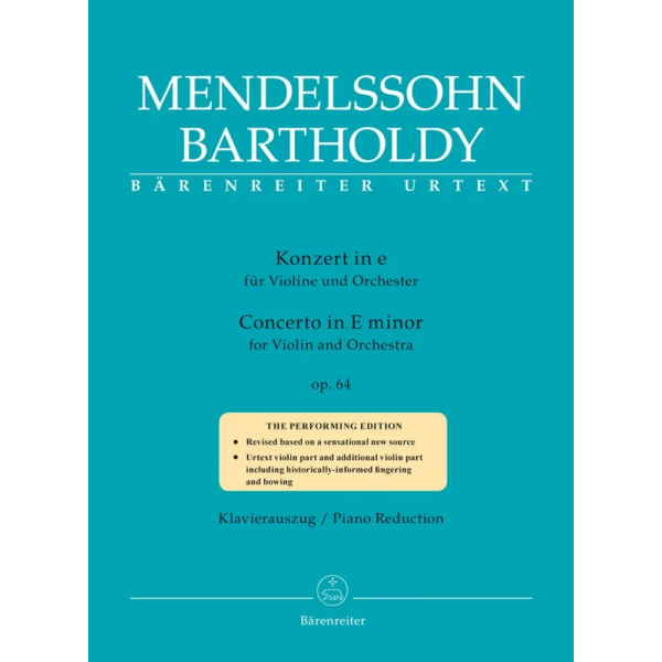 MENDELSSOHN - Konzert für Violine und Orchester e-Moll op. 64