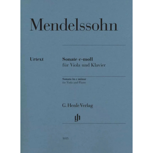 MENDELSSOHN - Sonata in C min For Viola