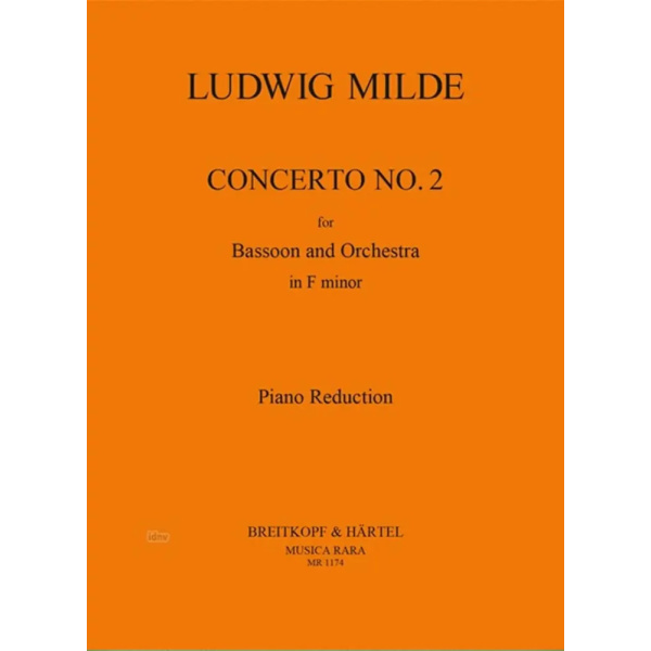 MILDE - Concerto No. 2 F minor - Piano Reduction