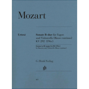 MOZART - Sonata B flat major KV 292 (196c)